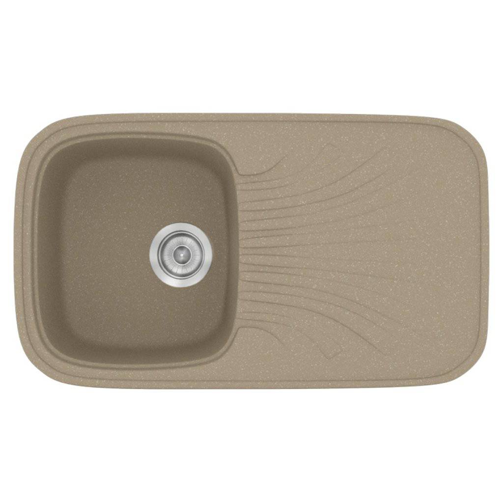 Νεροχύτης Κουζίνας Sanitec Classic 315-42 Granite Taupe 82x50cm Νεροχύτης Κουζίνας Sanitec Classic 315-42 Granite Taupe 82x50cm