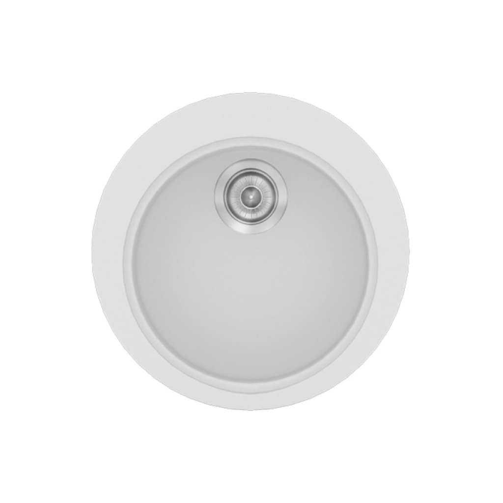 Νεροχύτης Κουζίνας Sanitec Classic 316-00 White Ø48cm Νεροχύτης Κουζίνας Sanitec Classic 316-00 White Ø48cm