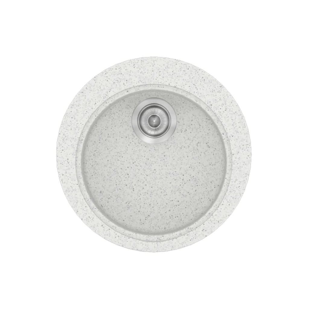 Νεροχύτης Κουζίνας Sanitec Classic 316-01 Granite White Ø48cm Νεροχύτης Κουζίνας Sanitec Classic 316-01 Granite White Ø48cm