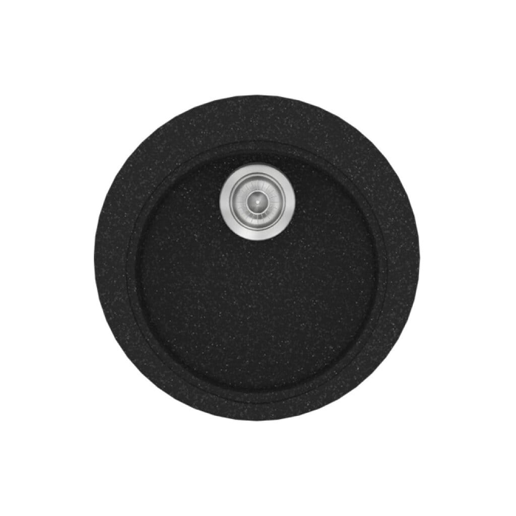 Νεροχύτης Κουζίνας Sanitec Classic 316-05 Granite Black Ø48cm Νεροχύτης Κουζίνας Sanitec Classic 316-05 Granite Black Ø48cm