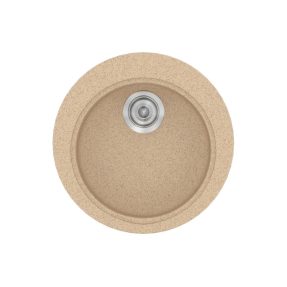 Νεροχύτης Κουζίνας Sanitec Classic 316-10 Granite Beige Ø48cm Νεροχύτης Κουζίνας Sanitec Classic 316-10 Granite Beige Ø48cm