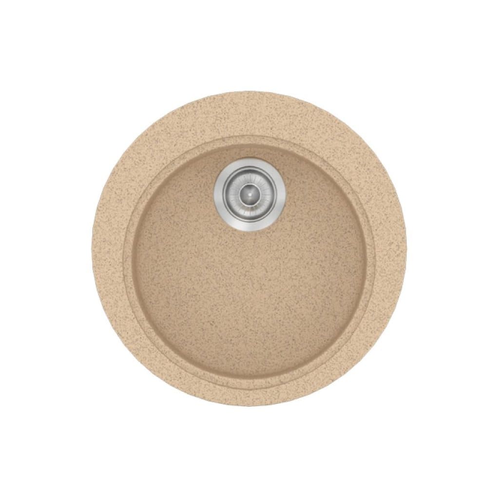 Νεροχύτης Κουζίνας Sanitec Classic 316-10 Granite Beige Ø48cm Νεροχύτης Κουζίνας Sanitec Classic 316-10 Granite Beige Ø48cm