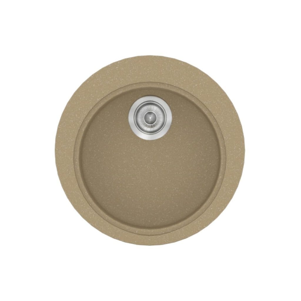 Νεροχύτης Κουζίνας Sanitec Classic 316-15 Metallic Cream Ø48cm Νεροχύτης Κουζίνας Sanitec Classic 316-15 Metallic Cream Ø48cm