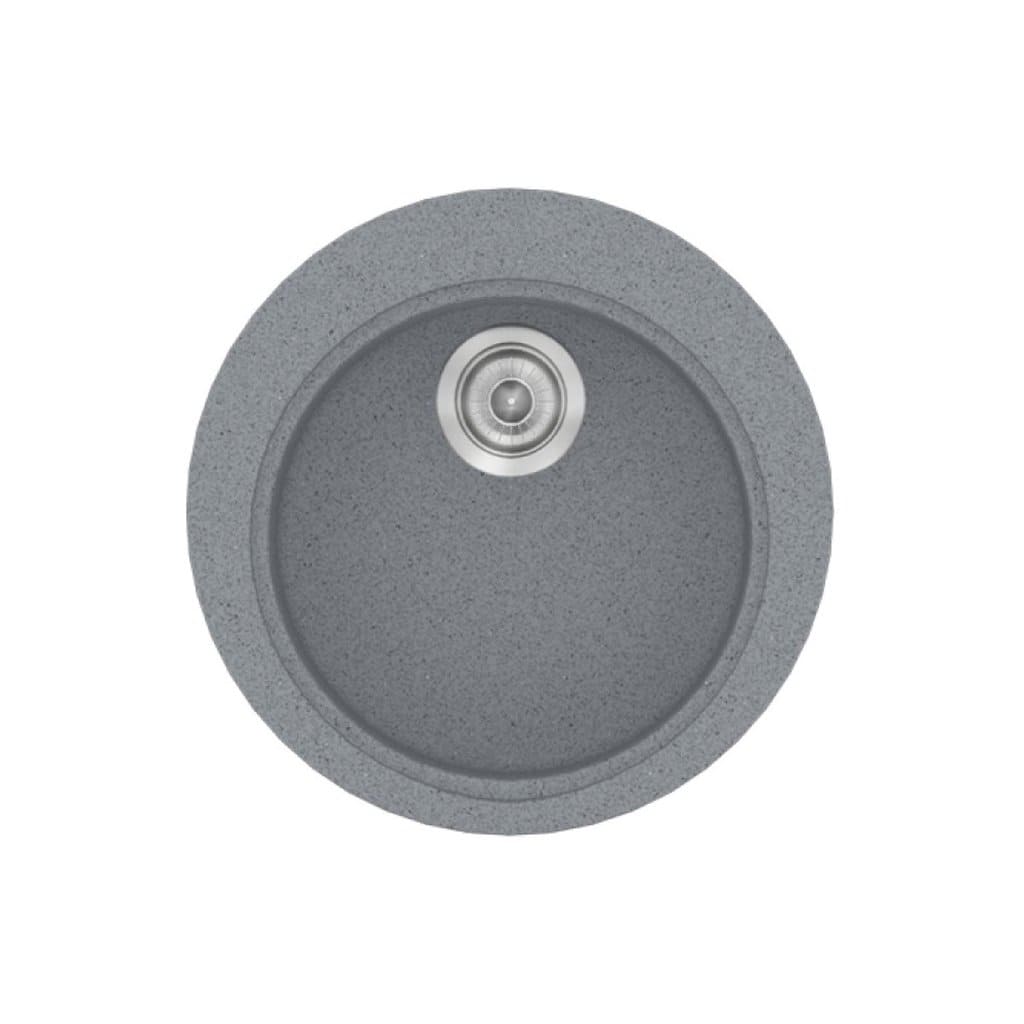 Νεροχύτης Κουζίνας Sanitec Classic 316-17 Metallic Silver Ø48cm Νεροχύτης Κουζίνας Sanitec Classic 316-17 Metallic Silver Ø48cm