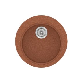 Νεροχύτης Κουζίνας Sanitec Classic 316-20 Granite Terracota Ø48cm Νεροχύτης Κουζίνας Sanitec Classic 316-20 Granite Terracota Ø48cm
