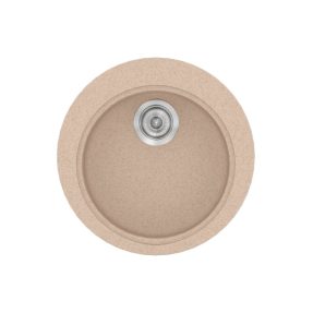 Νεροχύτης Κουζίνας Sanitec Classic 316-21 Granite Sand Ø48cm Νεροχύτης Κουζίνας Sanitec Classic 316-21 Granite Sand Ø48cm