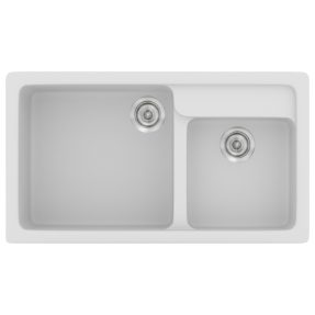 Νεροχύτης Κουζίνας Sanitec Classic 317-00 White 90x51cm Νεροχύτης Κουζίνας Sanitec Classic 317-00 White 90x51cm