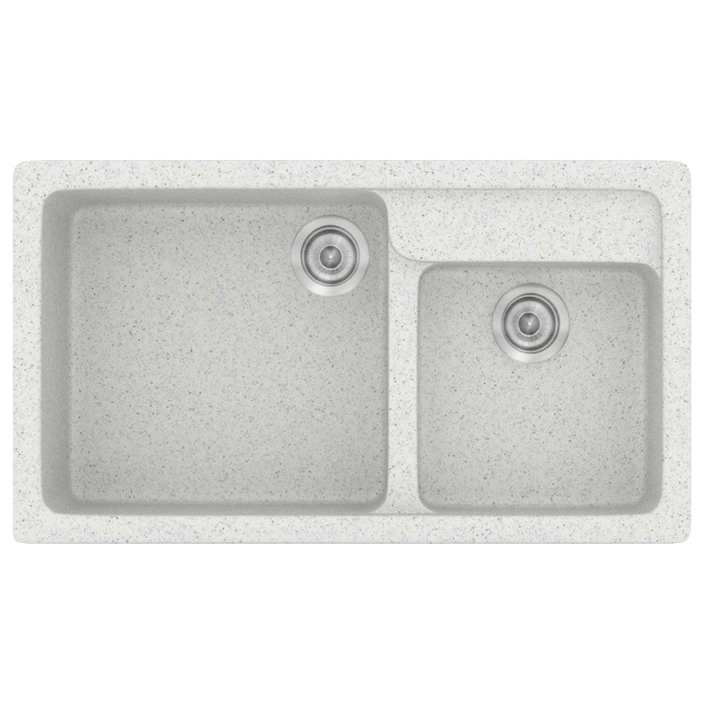 Νεροχύτης Κουζίνας Sanitec Classic 317-01 Granite White 90x51cm Νεροχύτης Κουζίνας Sanitec Classic 317-01 Granite White 90x51cm