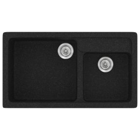 Νεροχύτης Κουζίνας Sanitec Classic 317-05 Granite Black 90x51cm Νεροχύτης Κουζίνας Sanitec Classic 317-05 Granite Black 90x51cm