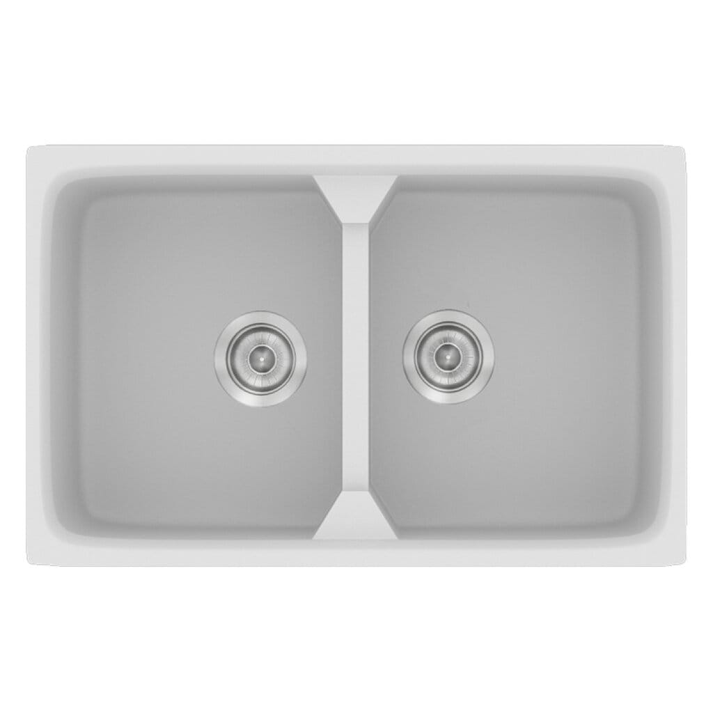 Νεροχύτης Κουζίνας Sanitec Classic 318-00 White 78x51cm Νεροχύτης Κουζίνας Sanitec Classic 318-00 White 78x51cm