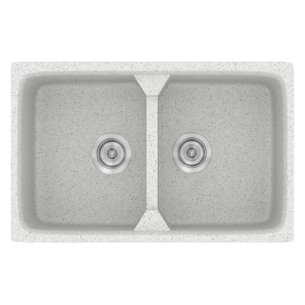 Νεροχύτης Κουζίνας Sanitec Classic 318-01 Granite White 78x51cm Νεροχύτης Κουζίνας Sanitec Classic 318-01 Granite White 78x51cm