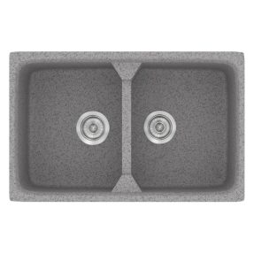 Νεροχύτης Κουζίνας Sanitec Classic 318-04 Granite Grey 78x51cm Νεροχύτης Κουζίνας Sanitec Classic 318-04 Granite Grey 78x51cm