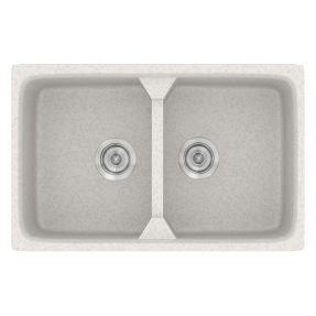 Νεροχύτης Κουζίνας Sanitec Classic 318-14 Metallic Ice 78x51cm Νεροχύτης Κουζίνας Sanitec Classic 318-14 Metallic Ice 78x51cm