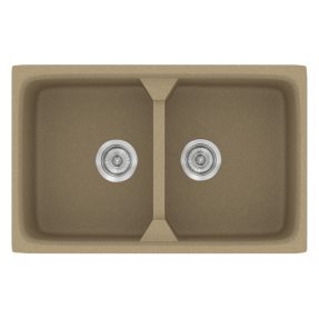 Νεροχύτης Κουζίνας Sanitec Classic 318-15 Metallic Cream 78x51cm Νεροχύτης Κουζίνας Sanitec Classic 318-15 Metallic Cream 78x51cm