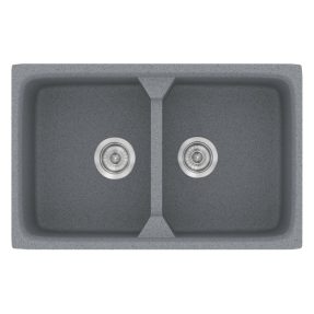 Νεροχύτης Κουζίνας Sanitec Classic 318-17 Metallic Silver 78x51cm Νεροχύτης Κουζίνας Sanitec Classic 318-17 Metallic Silver 78x51cm