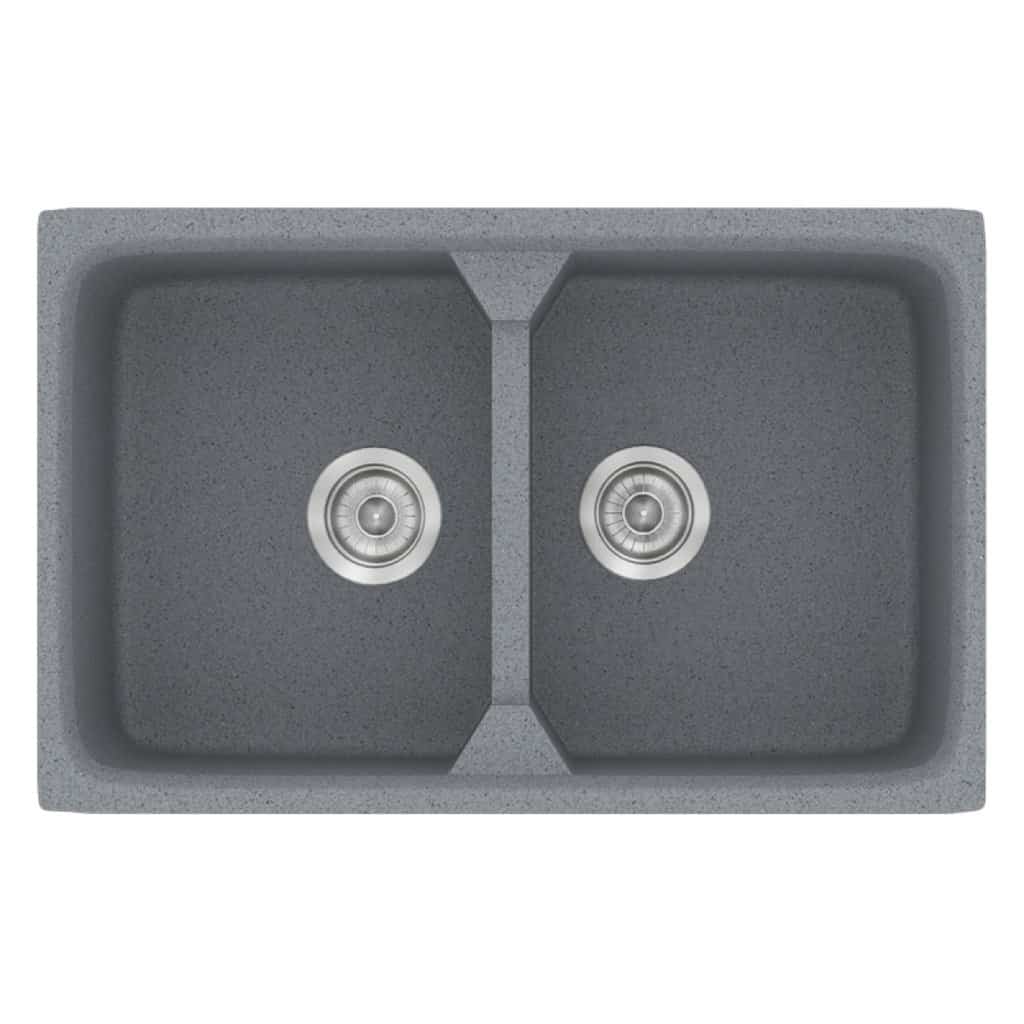 Νεροχύτης Κουζίνας Sanitec Classic 318-17 Metallic Silver 78x51cm Νεροχύτης Κουζίνας Sanitec Classic 318-17 Metallic Silver 78x51cm