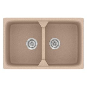 Νεροχύτης Κουζίνας Sanitec Classic 318-21 Granite Sand 78x51cm Νεροχύτης Κουζίνας Sanitec Classic 318-21 Granite Sand 78x51cm