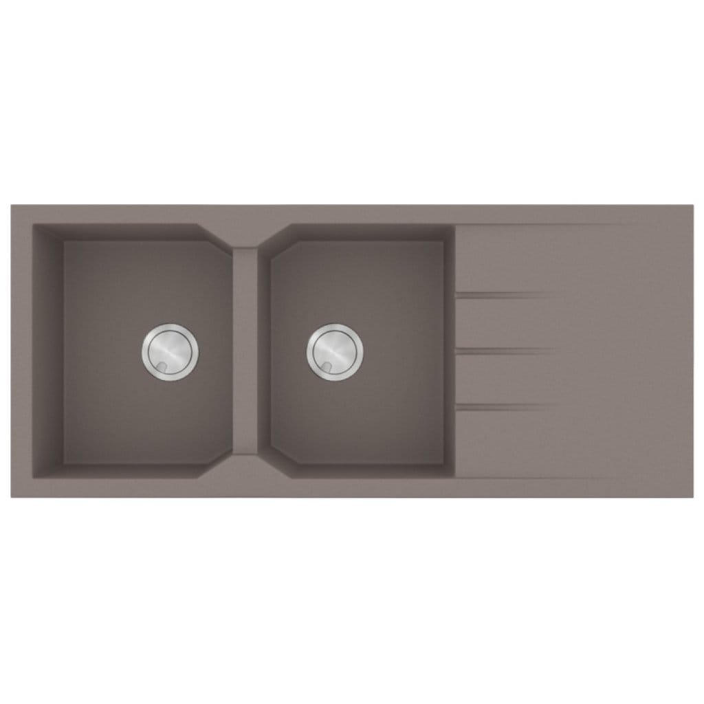 Νεροχύτης Κουζίνας Sanitec Ultra Granite 800-34 Sienna 116x50cm Νεροχύτης Κουζίνας Sanitec Ultra Granite 800-34 Sienna 116x50cm