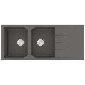Νεροχύτης Κουζίνας Sanitec Ultra Granite 800-35 Pietra 116x50cm Νεροχύτης Κουζίνας Sanitec Ultra Granite 800-35 Pietra 116x50cm