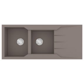 Νεροχύτης Κουζίνας Sanitec Ultra Granite 801-34 Sienna 116x50cm Νεροχύτης Κουζίνας Sanitec Ultra Granite 801-34 Sienna 116x50cm