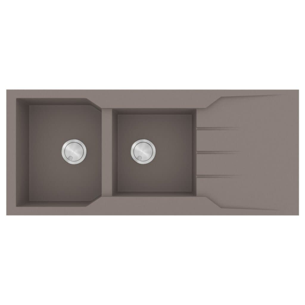 Νεροχύτης Κουζίνας Sanitec Ultra Granite 801-34 Sienna 116x50cm Νεροχύτης Κουζίνας Sanitec Ultra Granite 801-34 Sienna 116x50cm