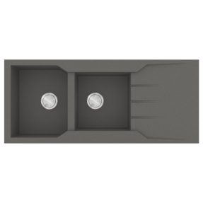 Νεροχύτης Κουζίνας Sanitec Ultra Granite 801-35 Pietra 116x50cm Νεροχύτης Κουζίνας Sanitec Ultra Granite 801-35 Pietra 116x50cm