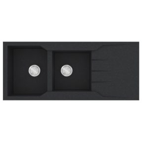 Νεροχύτης Κουζίνας Sanitec Ultra Granite 801-36 Grafite 116x50cm Νεροχύτης Κουζίνας Sanitec Ultra Granite 801-36 Grafite 116x50cm