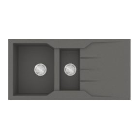 Νεροχύτης Κουζίνας Sanitec Ultra Granite 802-35 Pietra 100x50cm Νεροχύτης Κουζίνας Sanitec Ultra Granite 802-35 Pietra 100x50cm