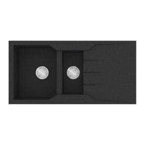 Νεροχύτης Κουζίνας Sanitec Ultra Granite 802-36 Grafite 100x50cm Νεροχύτης Κουζίνας Sanitec Ultra Granite 802-36 Grafite 100x50cm