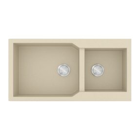 Νεροχύτης Κουζίνας Sanitec Ultra Granite 803-31 Ocra 98x50cm Νεροχύτης Κουζίνας Sanitec Ultra Granite 803-31 Ocra 98x50cm
