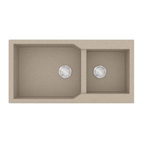 Νεροχύτης Κουζίνας Sanitec Ultra Granite 803-32 Sabbia 98x50cm Νεροχύτης Κουζίνας Sanitec Ultra Granite 803-32 Sabbia 98x50cm
