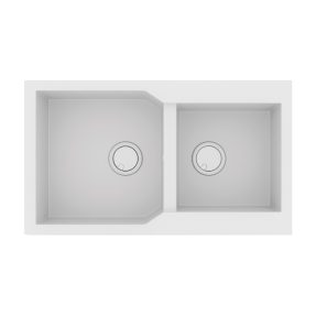 Νεροχύτης Κουζίνας Sanitec Ultra Granite 804 - 30 Bianco 86x50cm Νεροχύτης Κουζίνας Sanitec Ultra Granite 804 - 30 Bianco 86x50cm