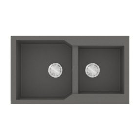 Νεροχύτης Κουζίνας Sanitec Ultra Granite 804-35 Pietra 86x50cm Νεροχύτης Κουζίνας Sanitec Ultra Granite 804-35 Pietra 86x50cm