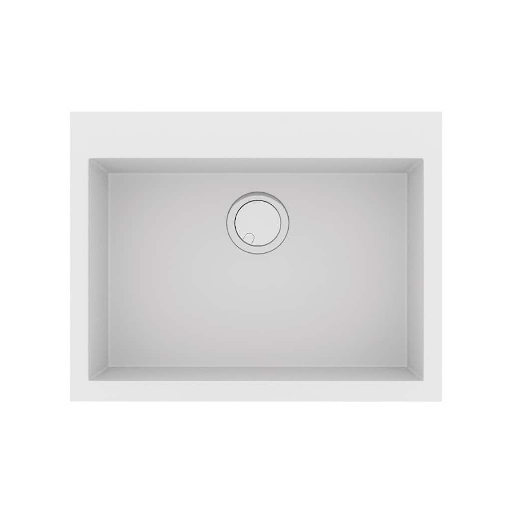 Νεροχύτης Κουζίνας Sanitec Ultra Granite 809-30 Bianco 60x50cm Νεροχύτης Κουζίνας Sanitec Ultra Granite 809-30 Bianco 60x50cm