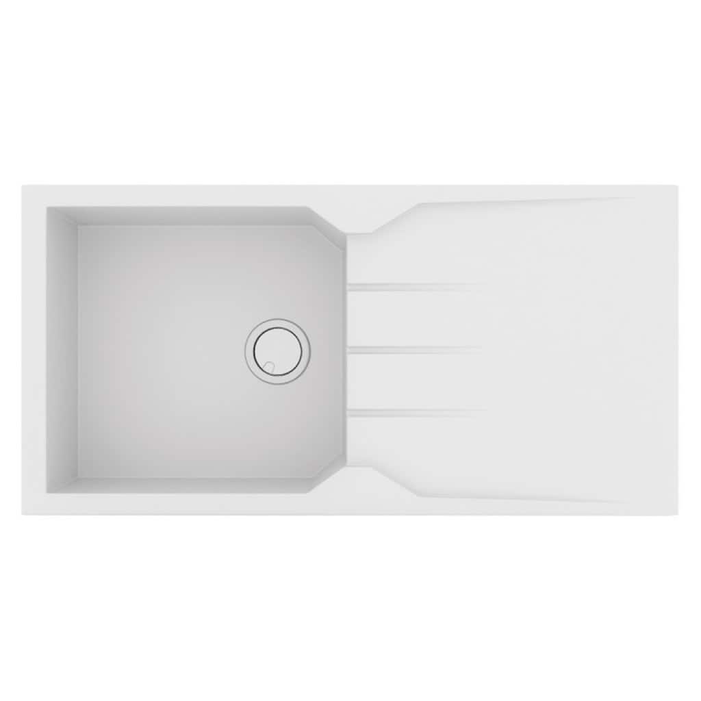 Νεροχύτης Κουζίνας Sanitec Ultra Granite 811-30 Bianco 100x50cm Νεροχύτης Κουζίνας Sanitec Ultra Granite 811-30 Bianco 100x50cm