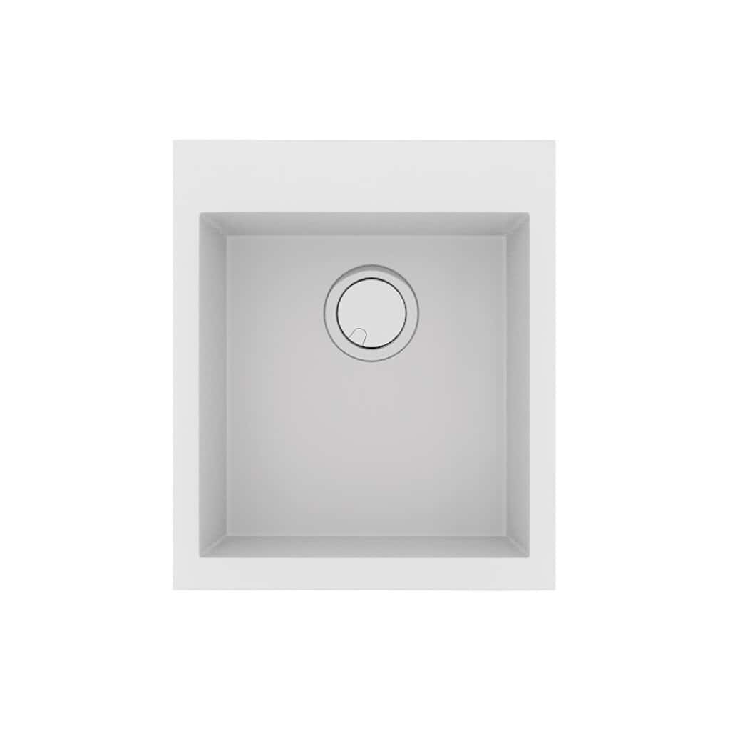 Νεροχύτης Κουζίνας Sanitec Ultra Granite 813-30 Bianco 45x50cm Νεροχύτης Κουζίνας Sanitec Ultra Granite 813-30 Bianco 45x50cm