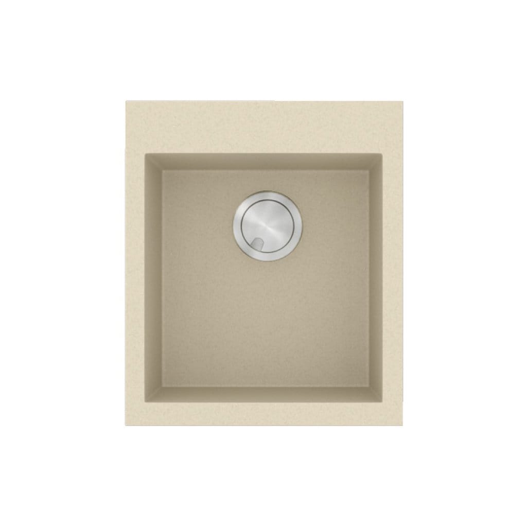 Νεροχύτης Κουζίνας Sanitec Ultra Granite 813-31 Ocra 45x50cm Νεροχύτης Κουζίνας Sanitec Ultra Granite 813-31 Ocra 45x50cm