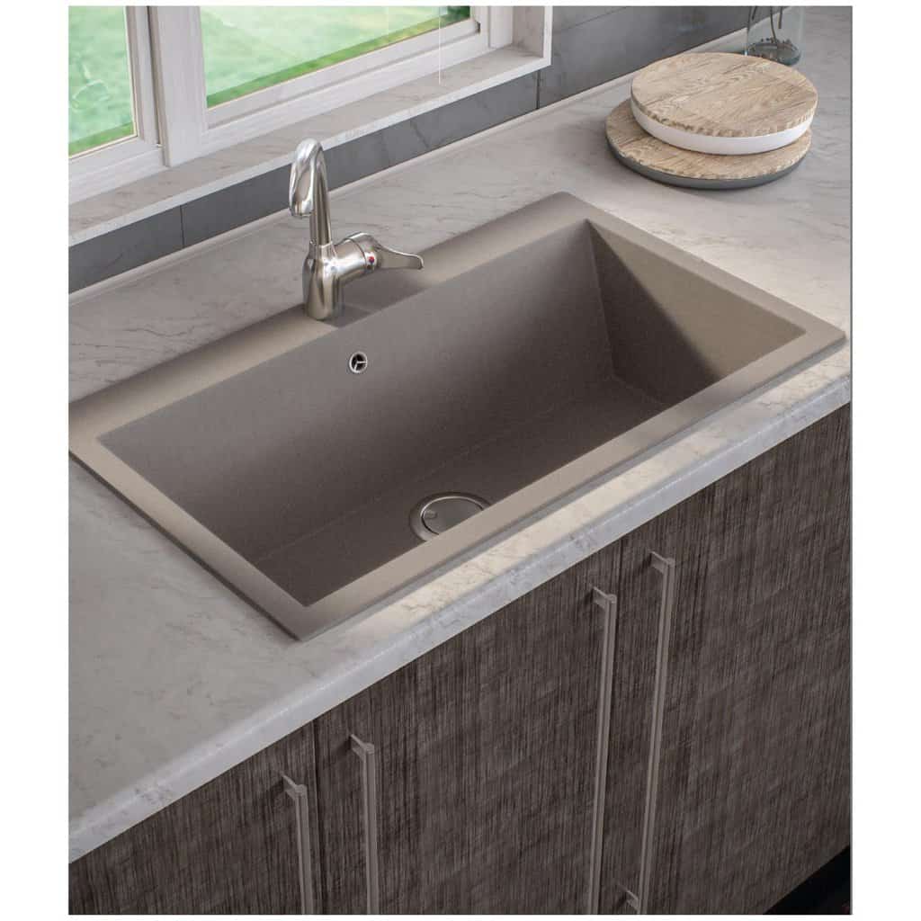 Νεροχύτης Κουζίνας Sanitec Ultra Granite 815-30 Bianco 70x50cm Νεροχύτης Κουζίνας Sanitec Ultra Granite 815-30 Bianco 70x50cm
