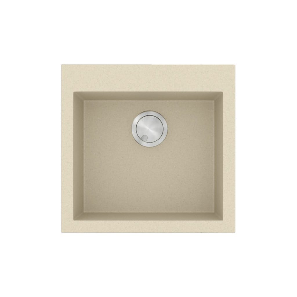Νεροχύτης Κουζίνας Sanitec Ultra Granite 816-31 Ocra 50x50cm Νεροχύτης Κουζίνας Sanitec Ultra Granite 816-31 Ocra 50x50cm