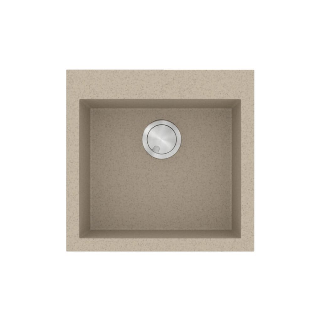 Νεροχύτης Κουζίνας Sanitec Ultra Granite 816-32 Sabbia 50x50cm Νεροχύτης Κουζίνας Sanitec Ultra Granite 816-32 Sabbia 50x50cm
