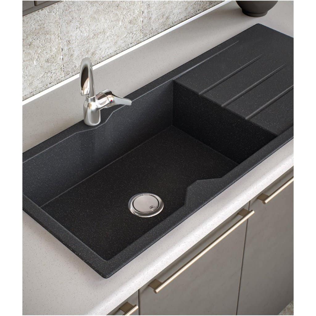 Νεροχύτης Κουζίνας Sanitec Ultra Granite 817-31 Ocra 116x50cm Νεροχύτης Κουζίνας Sanitec Ultra Granite 817-31 Ocra 116x50cm