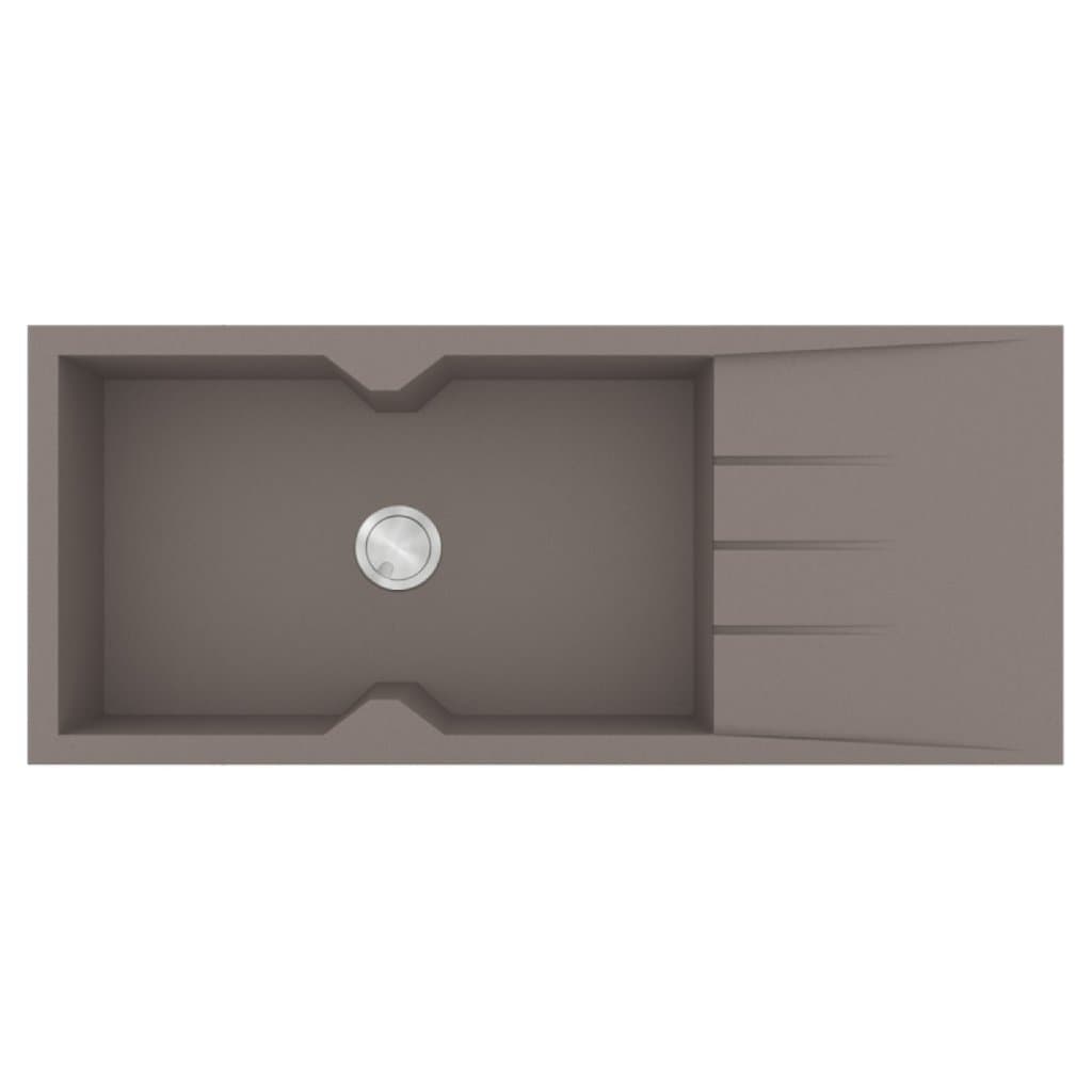 Νεροχύτης Κουζίνας Sanitec Ultra Granite 817-34 Sienna 116x50cm Νεροχύτης Κουζίνας Sanitec Ultra Granite 817-34 Sienna 116x50cm