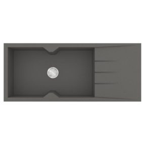 Νεροχύτης Κουζίνας Sanitec Ultra Granite 817-35 Pietra 116x50cm Νεροχύτης Κουζίνας Sanitec Ultra Granite 817-35 Pietra 116x50cm