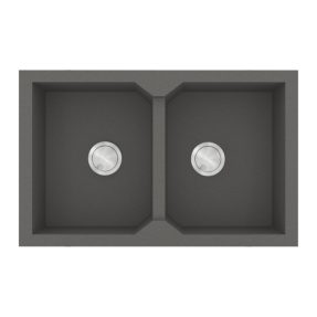 Νεροχύτης Κουζίνας Sanitec Ultra Granite 818-35 Pietra 86x50cm Νεροχύτης Κουζίνας Sanitec Ultra Granite 818-35 Pietra 86x50cm