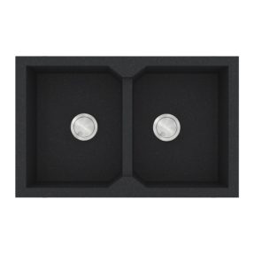 Νεροχύτης Κουζίνας Sanitec Ultra Granite 818-36 Grafite 86x50cm Νεροχύτης Κουζίνας Sanitec Ultra Granite 818-36 Grafite 86x50cm