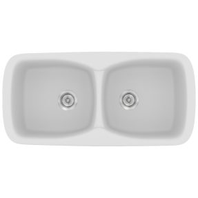 Νεροχύτης Κουζίνας Sanitec Classic 319-00 White 93x51cm Νεροχύτης Κουζίνας Sanitec Classic 319-00 White 93x51cm