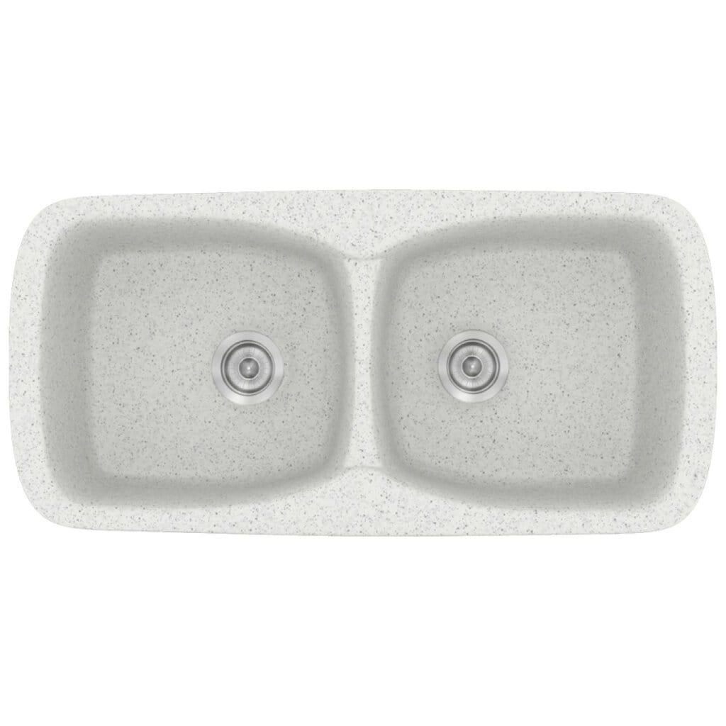Νεροχύτης Κουζίνας Sanitec Classic 319-01 Granite White 93x51cm Νεροχύτης Κουζίνας Sanitec Classic 319-01 Granite White 93x51cm
