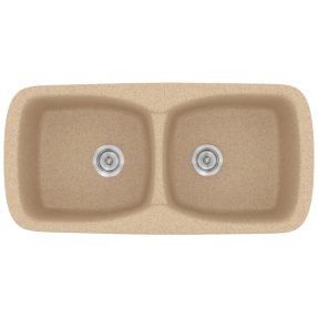 Νεροχύτης Κουζίνας Sanitec Classic 319-10 Granite Beige 93x51cm Νεροχύτης Κουζίνας Sanitec Classic 319-10 Granite Beige 93x51cm