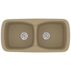 Νεροχύτης Κουζίνας Sanitec Classic 319-15 Metallic Cream 93x51cm Νεροχύτης Κουζίνας Sanitec Classic 319-15 Metallic Cream 93x51cm