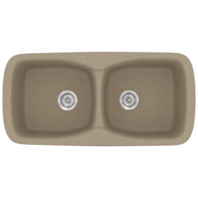 Νεροχύτης Κουζίνας Sanitec Classic 319-42 Granite Taupe 93x51cm Νεροχύτης Κουζίνας Sanitec Classic 319-42 Granite Taupe 93x51cm